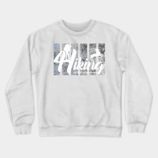 Hiking adventure in mountains Crewneck Sweatshirt